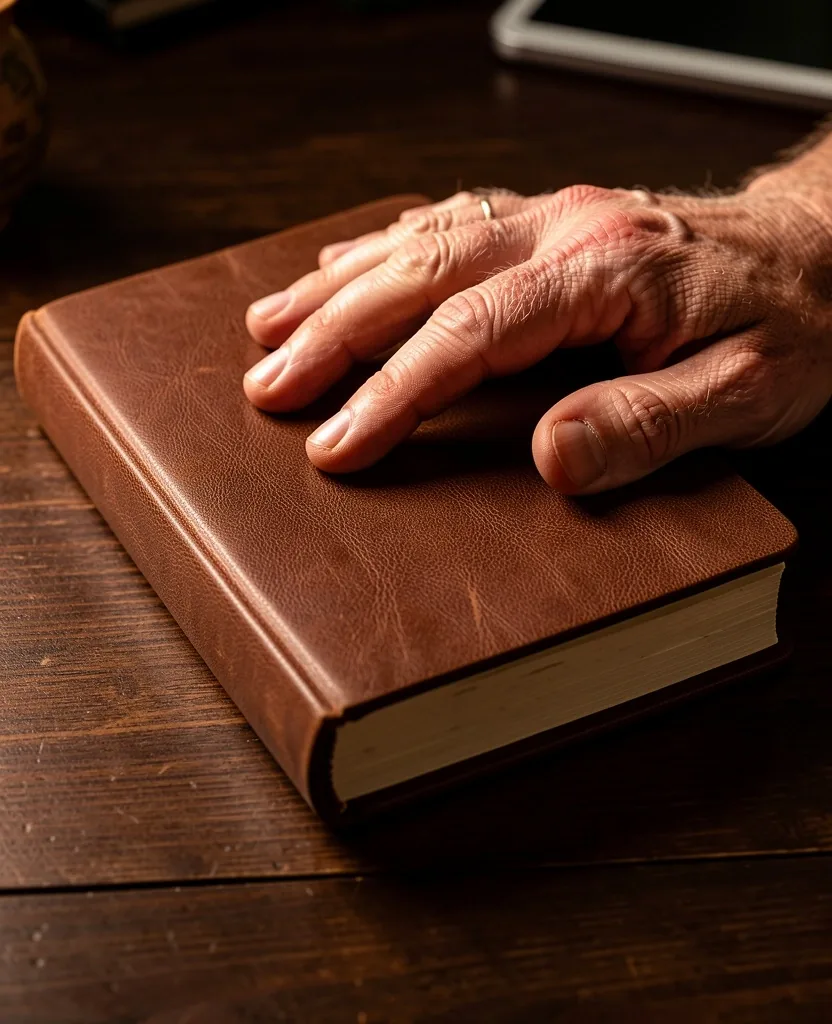 Journal d'entraînement sur un bureau