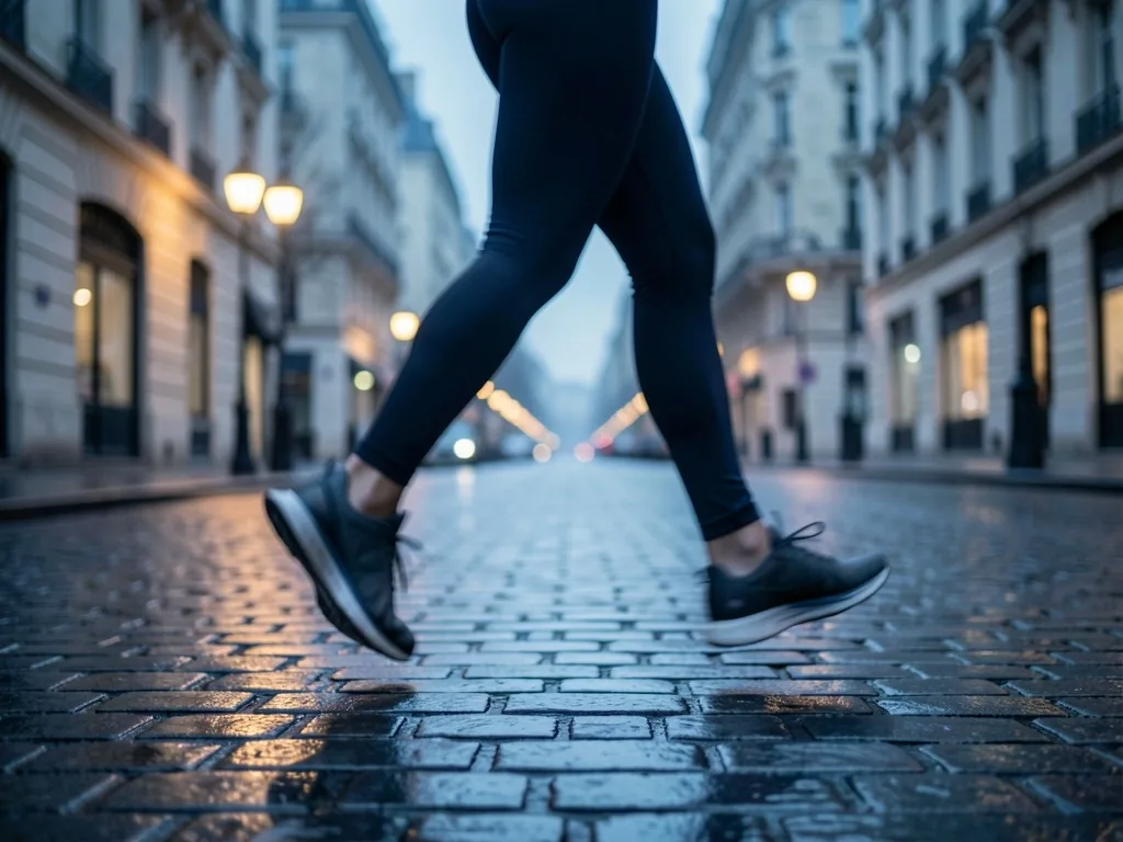 Séance d'activité physique en milieu urbain