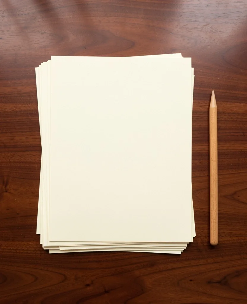 Plume et carnet sur un bureau